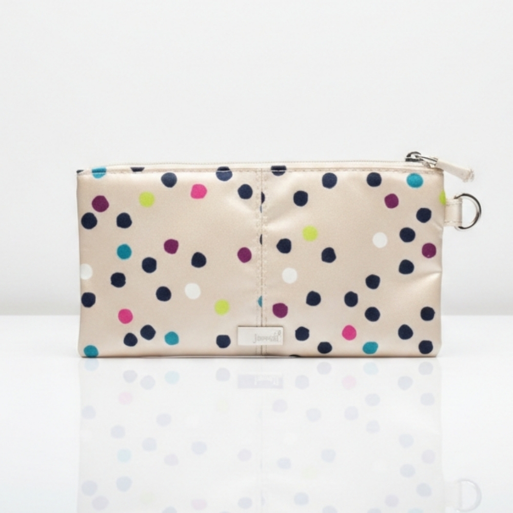 Thirty-One Jewell Via Night Clutch Runaway Mini Dot Polka Dot Wallet Shimmer